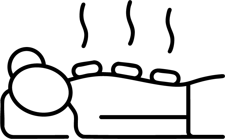 Asset 10 Hot stone massage at Abundant Holistic Health, promoting muscle relaxation and pain relief for enhanced well-being.
