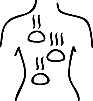 Asset 12 Hot stone massage session at Abundant Holistic Health, showcasing personalized therapy for relaxation and pain relief.